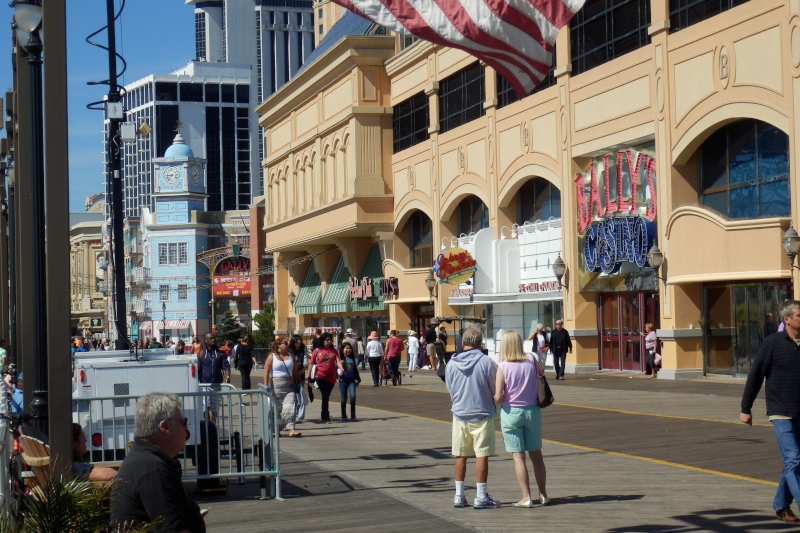 On the Boardwalk at the 88th Miss America Pageant