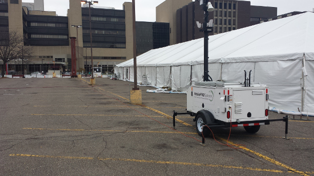 MPS Surveillance Trailers at HCMC Expansion Site