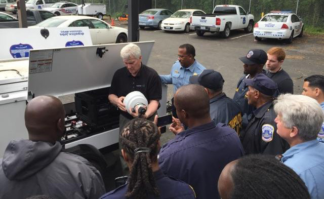 On Site Commander 3400 Surveillance Trailer Training in Washington D.C.
