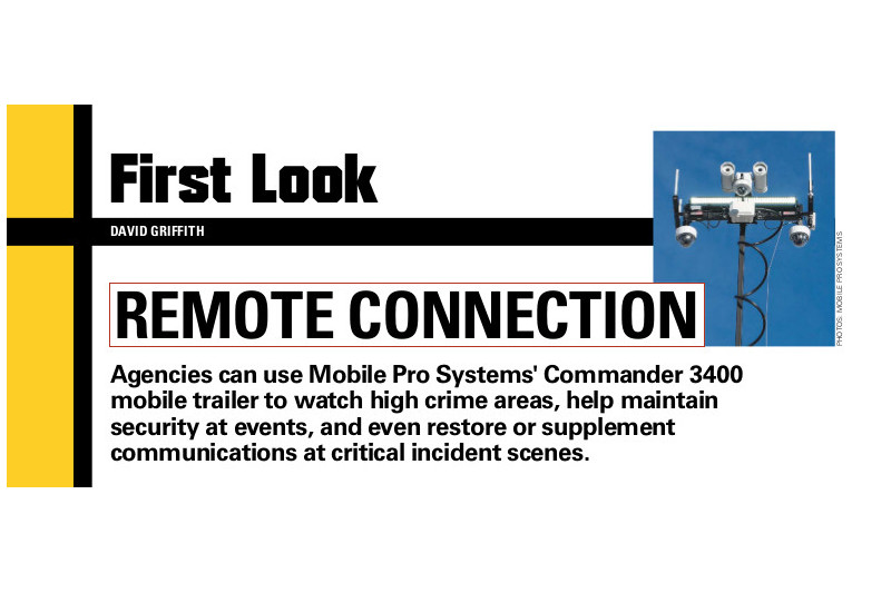 Police Magazine Features Commander 3400