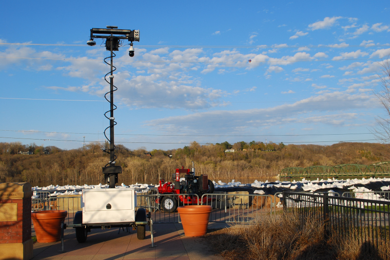 Falcon 3100 Helps Downtown Stillwater Manage Spring Flood