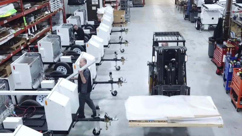 Mobile Pro Systems camera trailer production