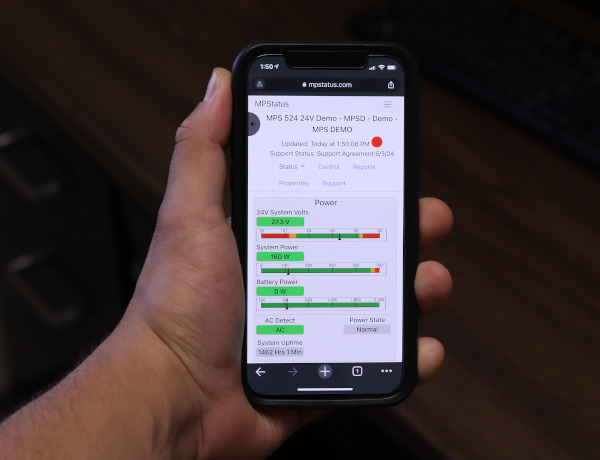 MPStatus View on Cell Phone