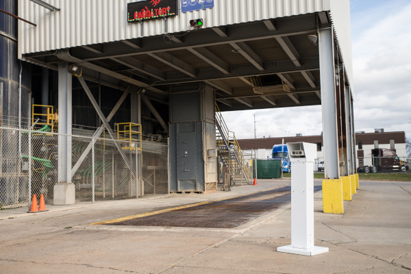 ALPR Pedestal System Freight Check In