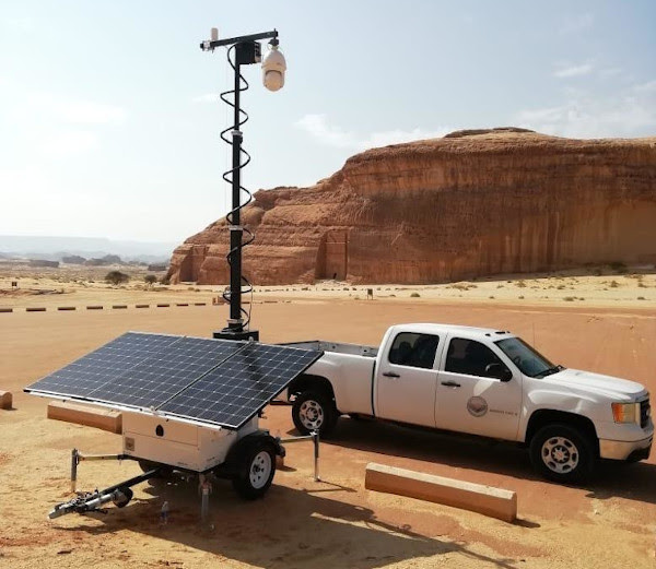 Falcon 3100 Surveillance Trailer in Saudi Arabia
