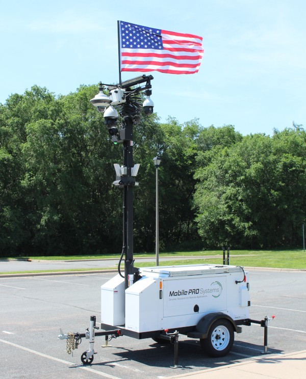 Commander 3400 surveillance trailer has managed power consumption for exceptional reliability in the field.