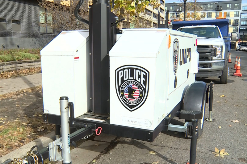 UMPD Commander 3400 Mobile Surveillance Trailer Deployed Off-Campus