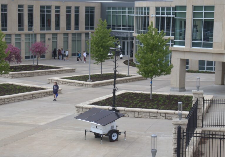 Falcon Trailer Platform with solar panel