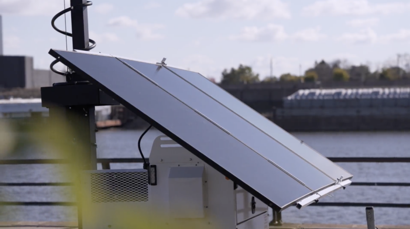 Falcon solar surveillance platform deployed in the field