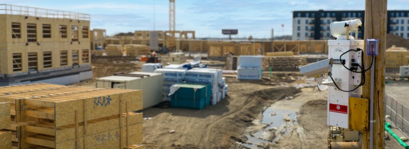 power sentry at construction site