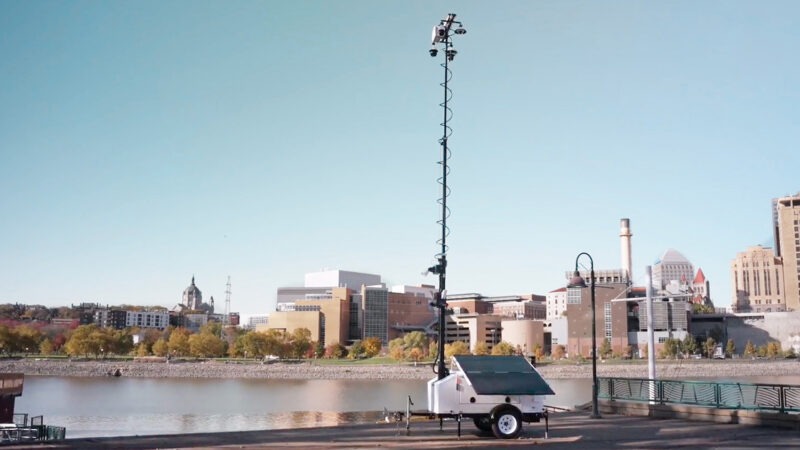 commander trailer, deployed